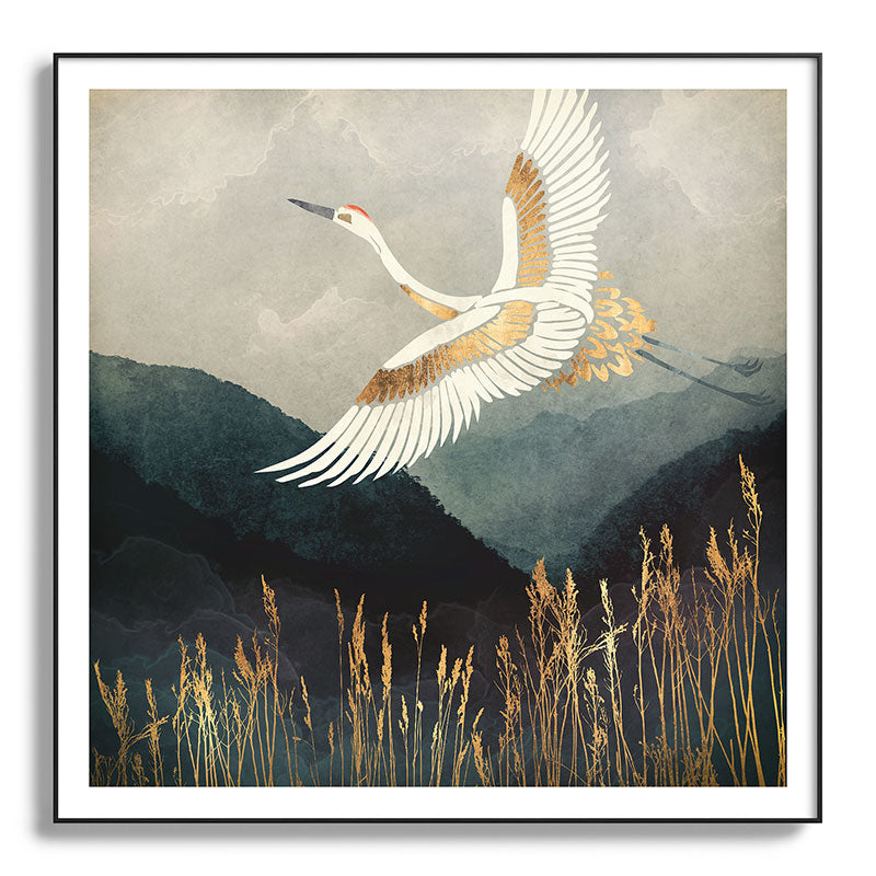 Elegant Flight Framed Art Print Gallery Image 130