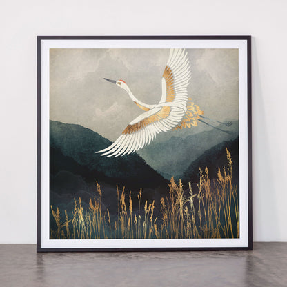 Elegant Flight Framed Art Print Gallery Image 11