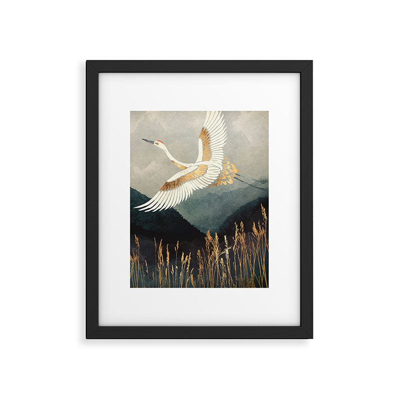 Elegant Flight Framed Art Print Gallery Image 5
