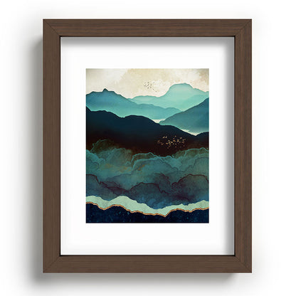 Indigo Mountains Framed Art Print Gallery Image 86