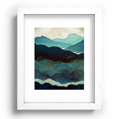 Indigo Mountains Framed Art Print Gallery Image 103