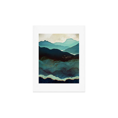 Indigo Mountains Art Print Gallery Image 4
