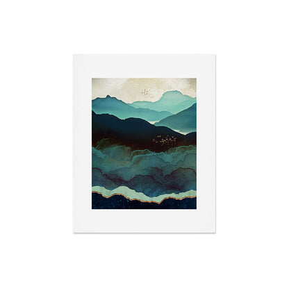 Indigo Mountains Art Print Gallery Image 7