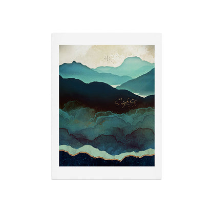 Indigo Mountains Art Print Gallery Image 9