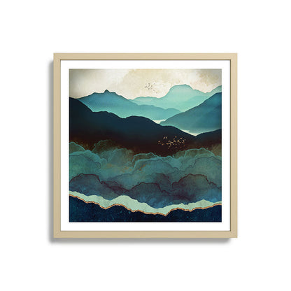 Indigo Mountains Framed Art Print Gallery Image 27