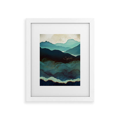 Indigo Mountains Framed Art Print Gallery Image 69
