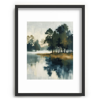 Country Lake II Framed Art Print Gallery Image 61