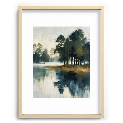 Country Lake II Framed Art Print Gallery Image 73