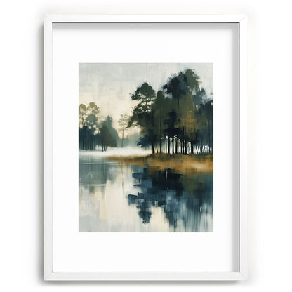 Country Lake II Framed Art Print Gallery Image 79