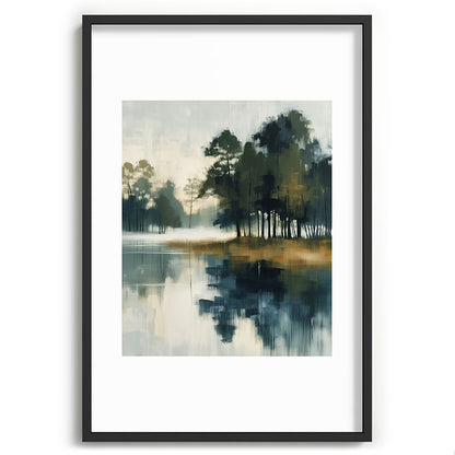 Country Lake II Framed Art Print Gallery Image 62
