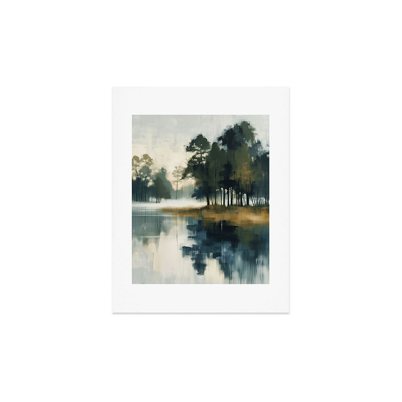 Country Lake II Art Print Gallery Image 2