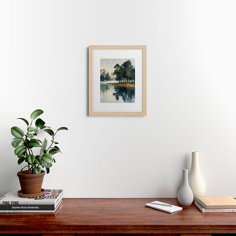 Country Lake II Framed Art Print Gallery Image 46