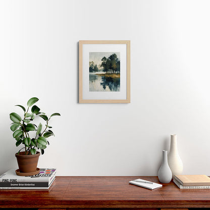 Country Lake II Framed Art Print Gallery Image 46
