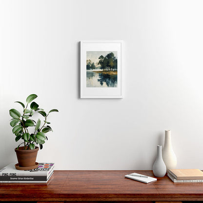 Country Lake II Framed Art Print Gallery Image 24