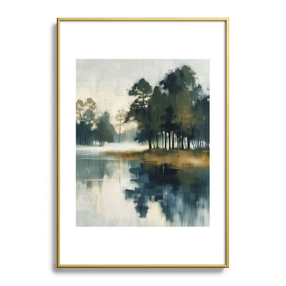 Country Lake II Framed Art Print Gallery Image 90