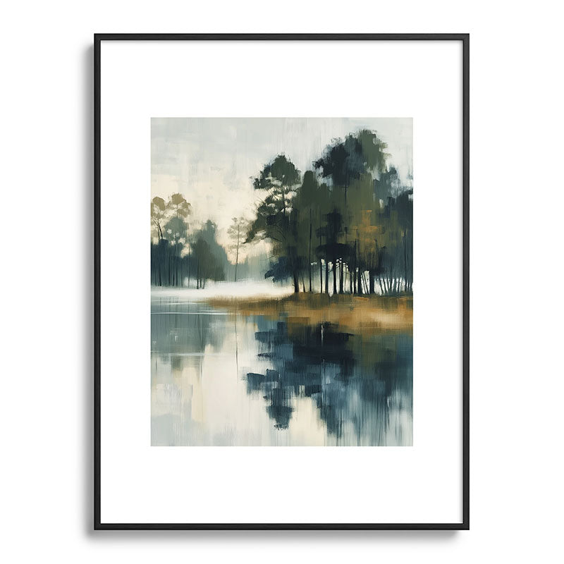 Country Lake II Framed Art Print Gallery Image 84