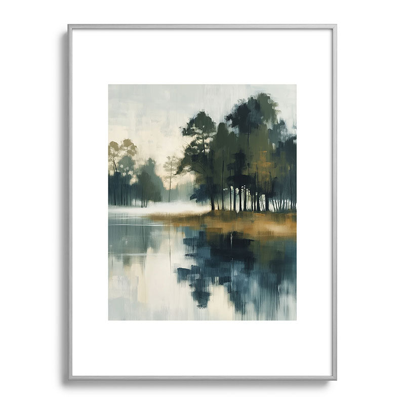Country Lake II Framed Art Print Gallery Image 98