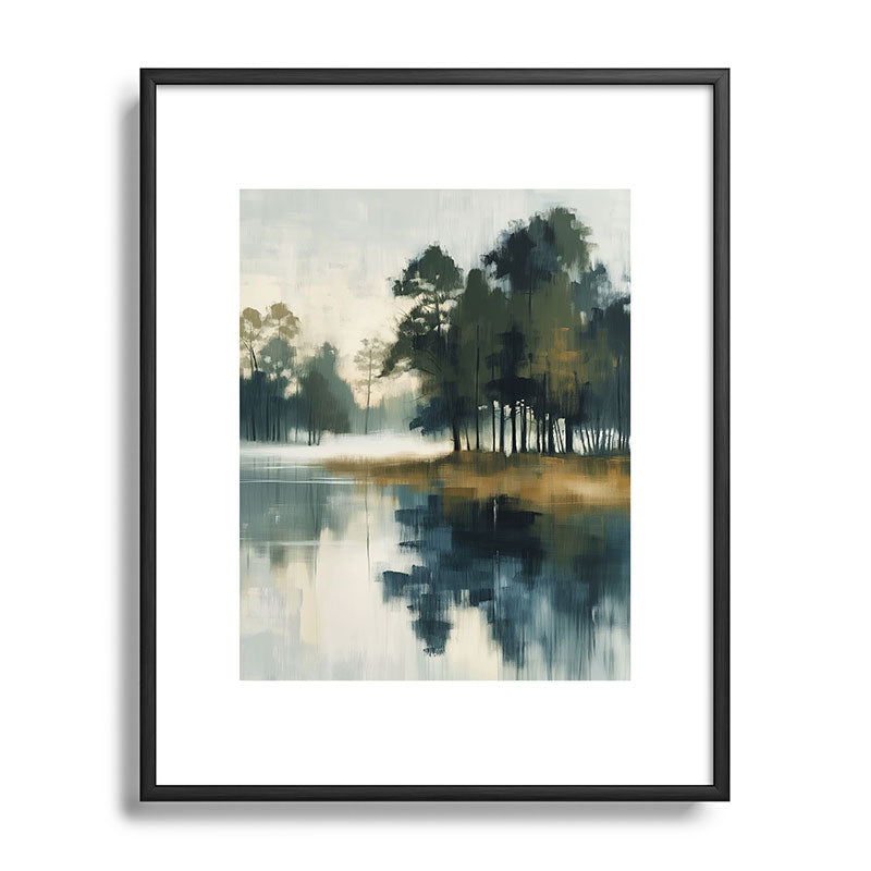 Country Lake II Framed Art Print Gallery Image 81