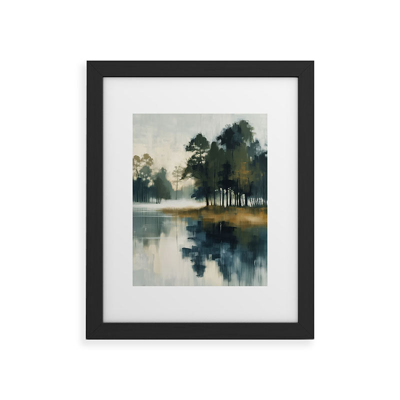 Country Lake II Framed Art Print Gallery Image 29