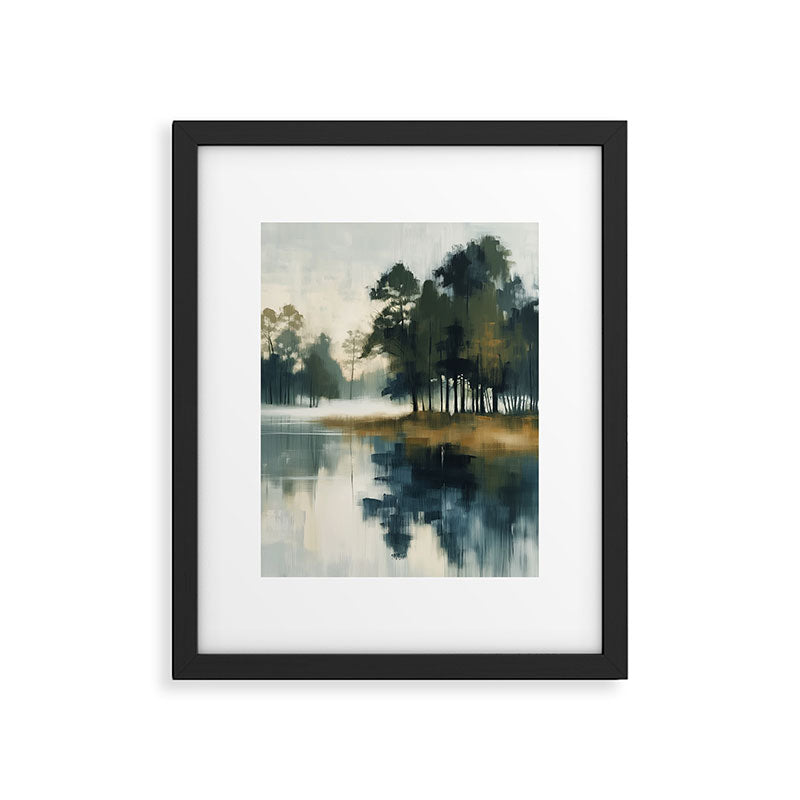 Country Lake II Framed Art Print Gallery Image 4