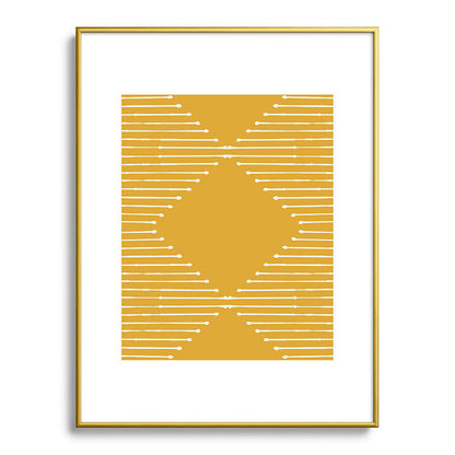 Geo (Yellow) Framed Art Print Gallery Image 55