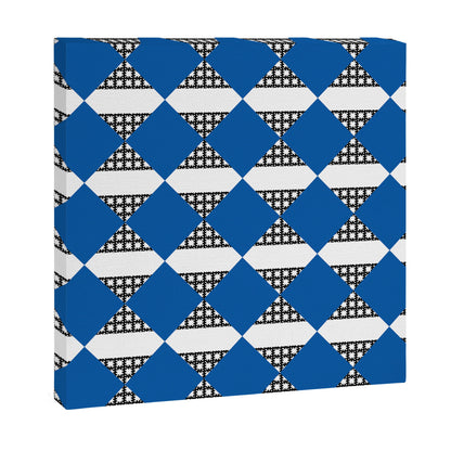 Modern boho (sapphire blue) Canvas Print Gallery Image 1