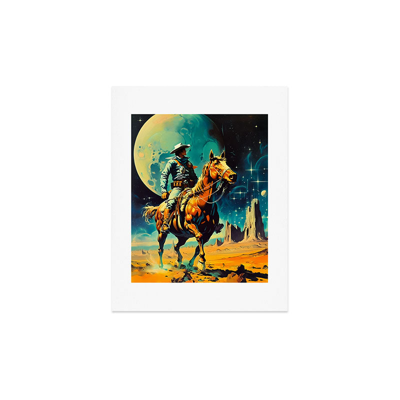 The Space Cowboy Art Print Gallery Image 3