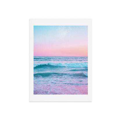 Candy Waves | Pastel Ocean Shoreline off Coast of California Art Print Gallery Image 7