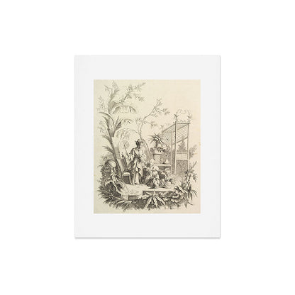 Grisaille Chinoiserie Art Print Gallery Image 4