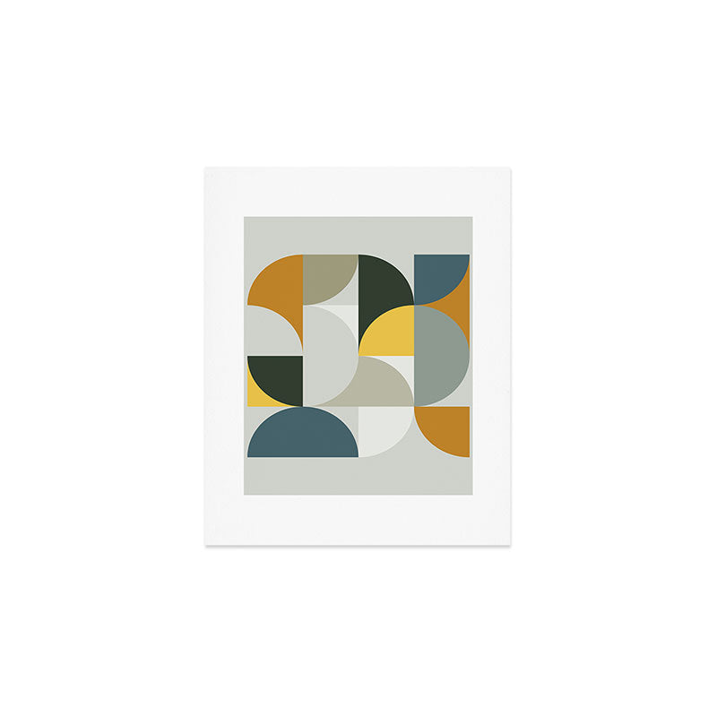 Mid Century Geometric 13 Art Print Gallery Image 1