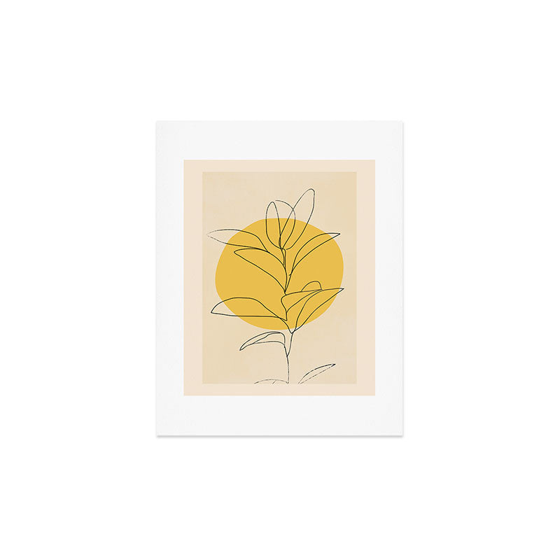 Abstract Art /Minimal Plant 3/2 Art Print Gallery Image 3