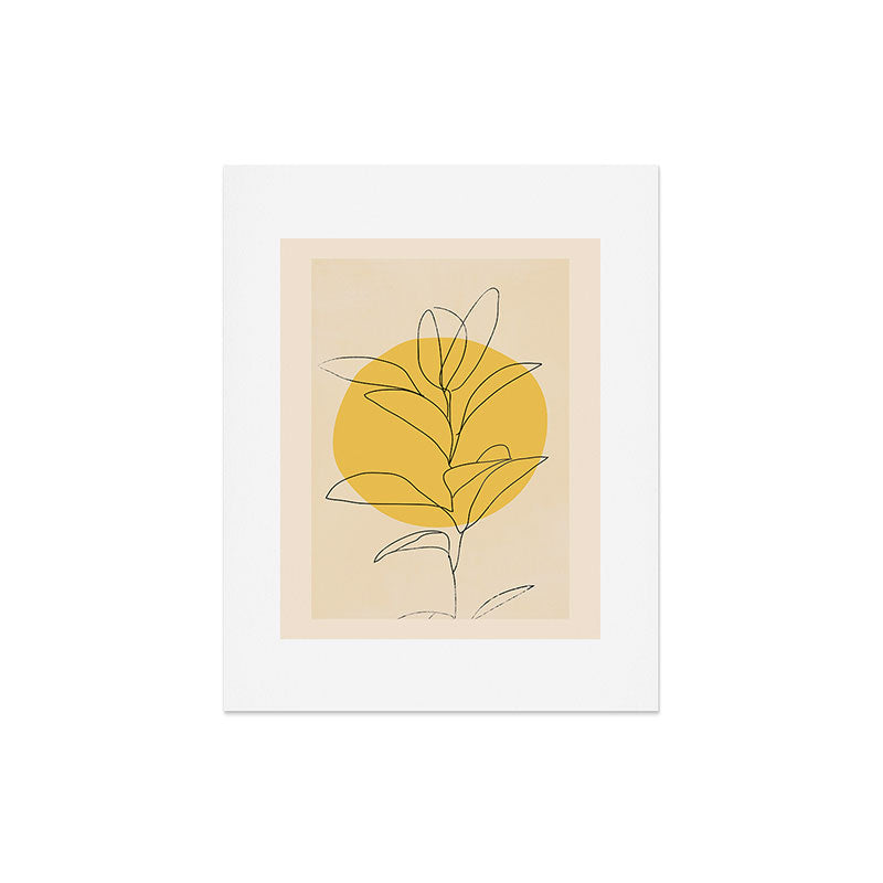 Abstract Art /Minimal Plant 3/2 Art Print Gallery Image 4