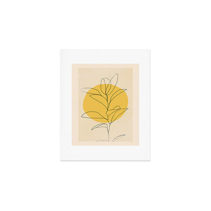 Abstract Art /Minimal Plant 3/2 Art Print Gallery Image 1