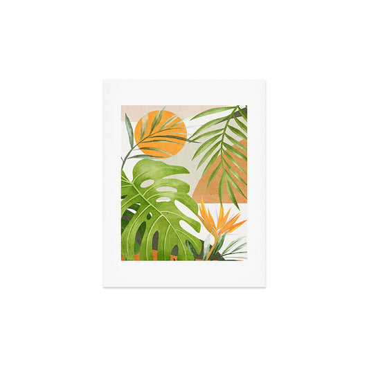 Abstract Art Tropical Leaves 20 Art Print Gallery Image 2