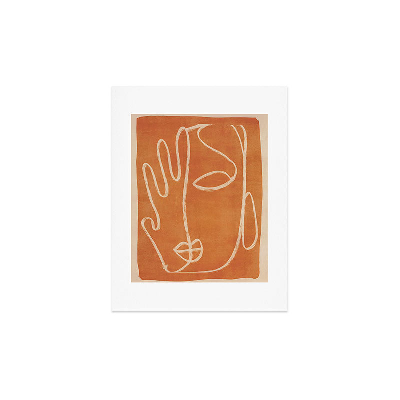 Abstract Face 25 Art Print Gallery Image 3