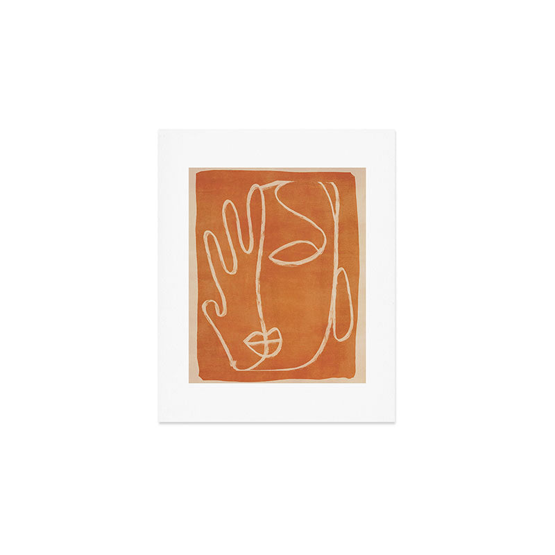Abstract Face 25 Art Print Gallery Image 1