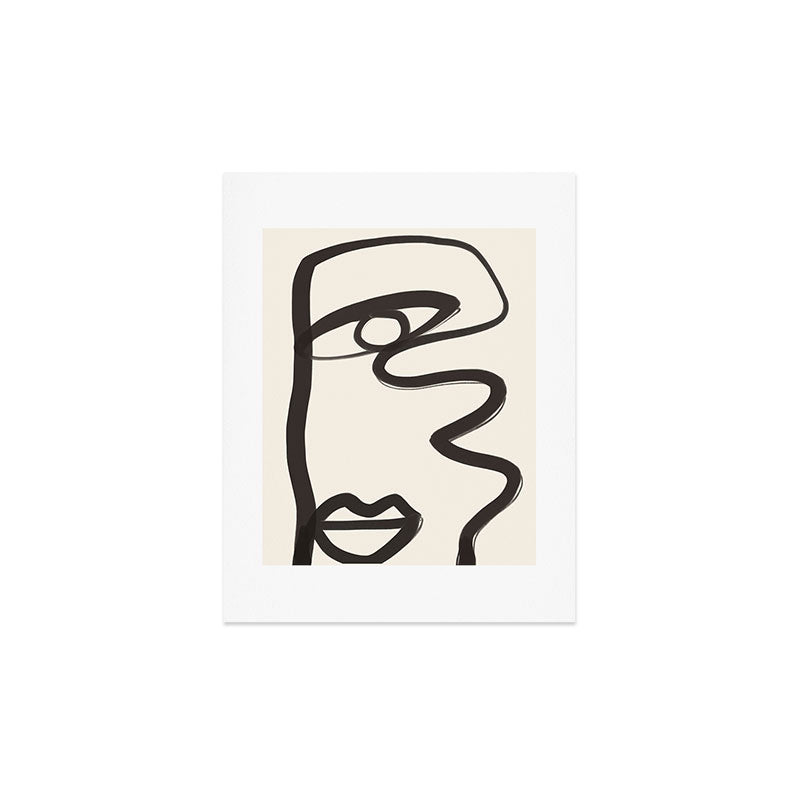 Abstract Face 36 Art Print Gallery Image 2