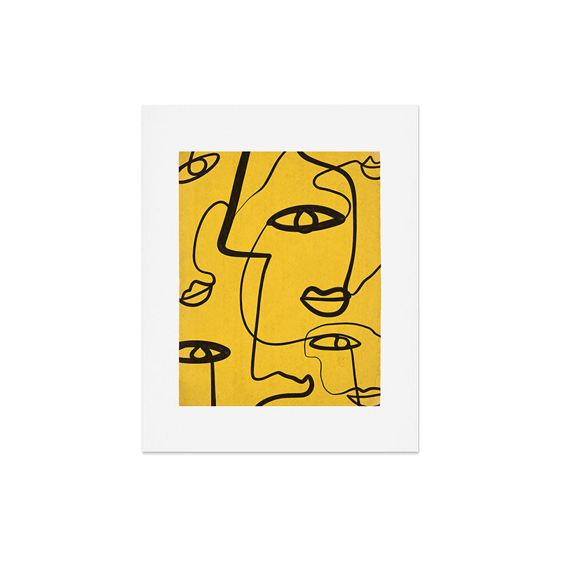 Abstract Faces 4 Art Print Gallery Image 5