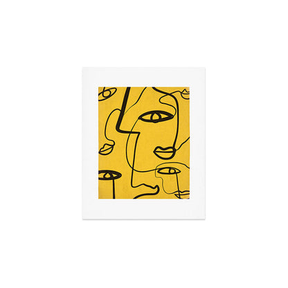 Abstract Faces 4 Art Print Gallery Image 1