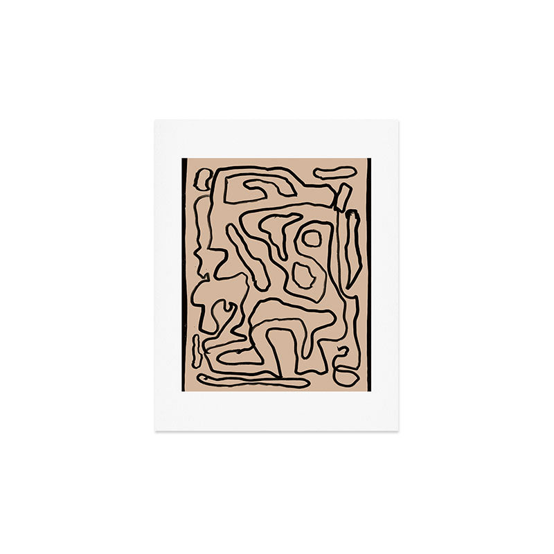 Abstract line art 161 Art Print Gallery Image 3