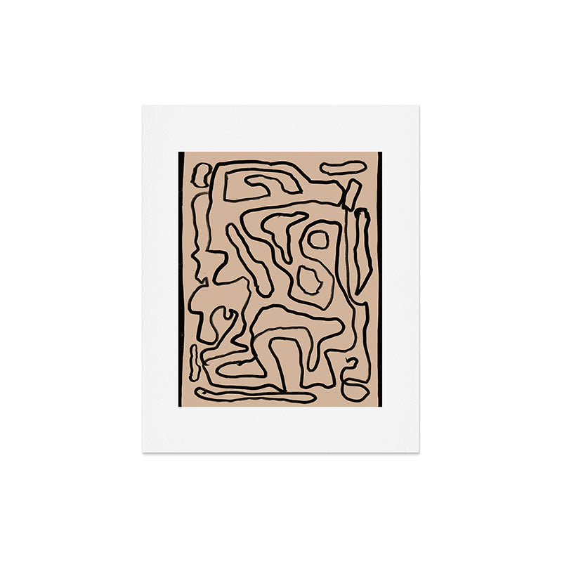 Abstract line art 161 Art Print Gallery Image 5