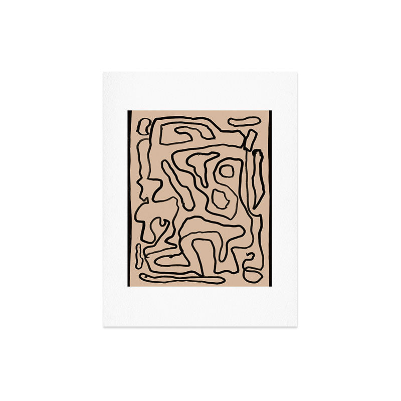 Abstract line art 161 Art Print Gallery Image 6