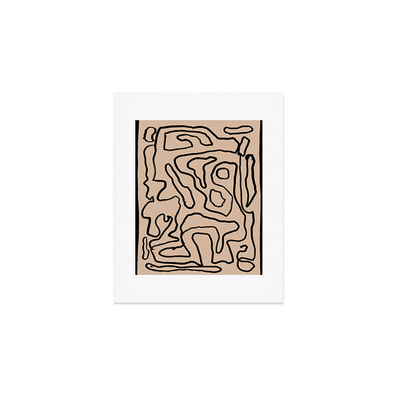 Abstract line art 161 Art Print Gallery Image 1