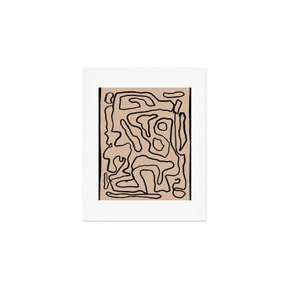 Abstract line art 161 Art Print Gallery Image 1