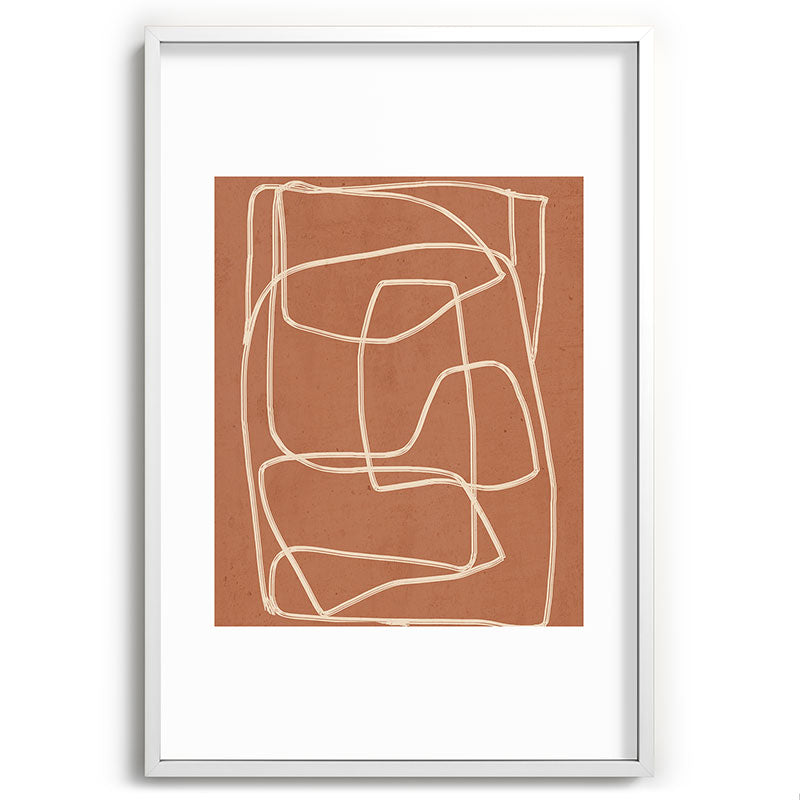 Abstract line art 22 Framed Art Print Gallery Image 80