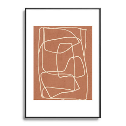 Abstract line art 22 Framed Art Print Gallery Image 83