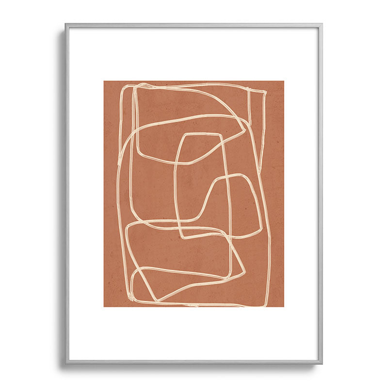 Abstract line art 22 Framed Art Print Gallery Image 98