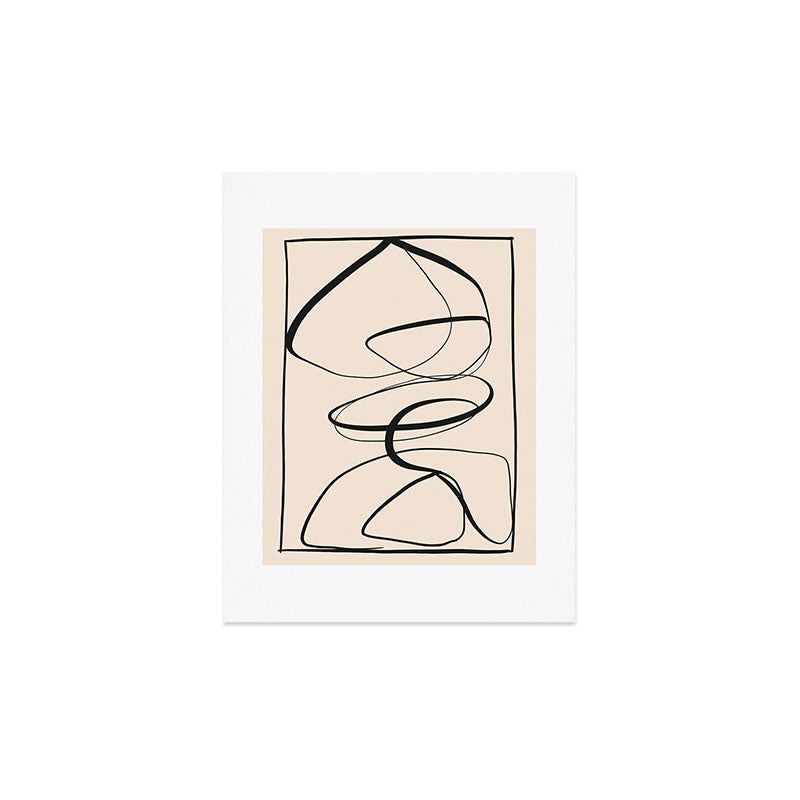 Abstract line art 48a Art Print Gallery Image 2