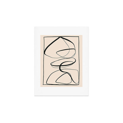 Abstract line art 48a Art Print Gallery Image 3