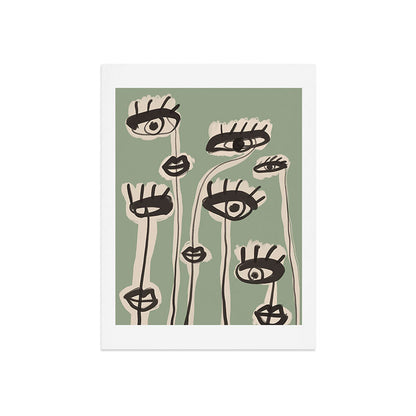 Abstract line art eyes 7 Art Print Gallery Image 7